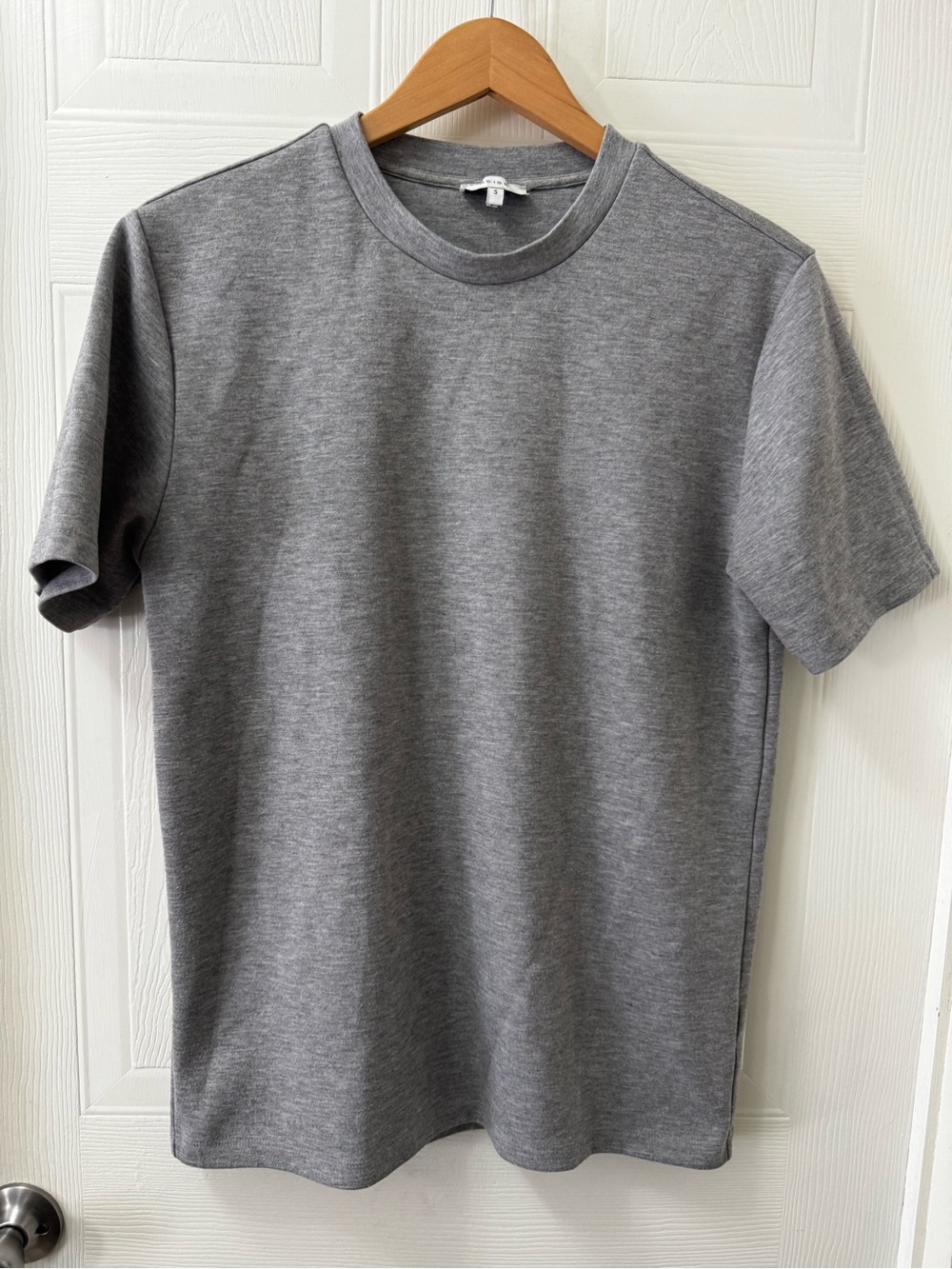 Reiss Heather Gray Short Sleeve Crewneck T-Shirt